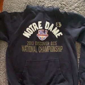 Notre Dame 2013 BCS championship hoodie!